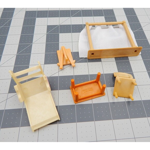 Epoch Calico Critters Mixed Furniture Lot Table Chair Slide Window Replacements - Picture 4 of 6